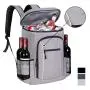 Customized Logo Outdoor Hiking Trips Leakproof Insulated Thermal Refrigerated Picnic Camping Cooler Backpack Bag