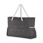 2024 New Arrived High Quality Fashion Lady Shopping Polyester Tote Bags Ladies Simple Custom Large Beach Bag