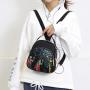 Multi-purpose Waterproof Nylon Cloth Mini Small Backpack Women Fashion Messenger Bag