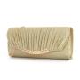 Women's Evening Bags Chain Crossbody Pleated Party Ladies Purse Wedding Handbag Clutch Bags