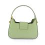 top handle practical solid color ladies handbags 2021 frame green handbags under arm handbags for girls