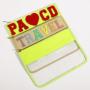 RTS Clear Low MOQ in Stock Bright Colors Waterproof Custom Cosmetics Bag Cosmetic Zipper Bag Pvc Pouch Bag Transparent