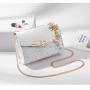 Stylish Versatile Golden Chain Strap Ladies Designer Purse Bowknot-decoration Cross Body Messenger Bags For Women