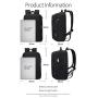 custom logo large durable laptop business backpack outdoor travel bagpack for men college school laptop back bag
