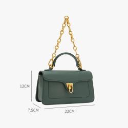 2022 Fashion Vintage British Style Messenger Bag Women Shoulder Summer Handbags Chain Small Square Bag Ladies Crossbody Bag