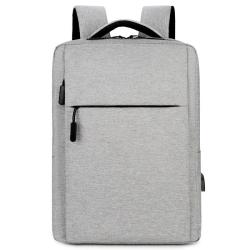 17-Inch Business Gift Backpack Waterproof Large Capacity Laptop Bag with USB Unisex Zipper Closure Custom Logo Wholesale
