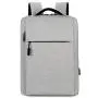 17-Inch Business Gift Backpack Waterproof Large Capacity Laptop Bag with USB Unisex Zipper Closure Custom Logo Wholesale