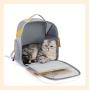 ZWY003 Double Shoulder Warm Outdoor Portable Pet Backpack Stereoscopic Breathable Cat Pet Bag Stylish Lightweight Pet Bag