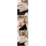 Ladies party wrinkle clutch bag purses champagne dress handbag evening dinner clutch handbags with metal handle for women