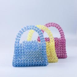 Designer 2024 New Korea Handmade Beaded Bag Luxury Women Beaded Handbags Ladies