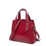 Luxury Embossed Crocodile Leather Ladies Bag Real Cow Leather Handbags