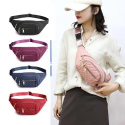 Versatile Nylon Shoulder Messenger Bag Outdoor Running Sports Multifunctional Ladies Waist Bag