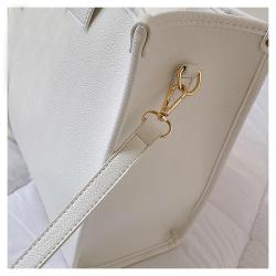 Custom Tote Bag Multi-color PU Portable Decorative Zipper Single Shoulder Niche Design Plus Logo