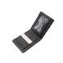 Slim card wallet RFID blocking carbon fiber leather wallet for men