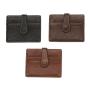 CUIKCA Women Men Wallet 1120 Genuine Leather Carteira Cowhide HASP Slim Wallet Purse Business ID Credit Card Cases Card Holders