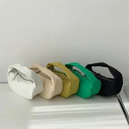 Spring and Summer New Chain Mouth Red Bag Handheld One Shoulder Mobile Phone Bag Small Trend Crossbody Dumplings Mini Bag