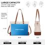 LOVEVOOK PU Leather 15.6 inch Business Office Work Ladies Laptop Tote Hand Bag with USB Large Briefcase Laptop Handbag for Women