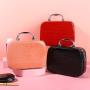 Cosmetic Bag COM004 Large Capacity Handheld Makeup Women Bag Korean Version With Mirror Portable Storage Small Makeup Box