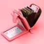 ZR259 Cow Leather Driver's License Bag RFID Leather Zipper Organ Wallet Anti-theft Brush Driving License Leather Case