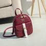 2024 Customs Backpack New Women's Mini Bag Waterproof  Backpack China Wholesale PU Ladies backpack