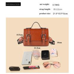 2024 New Fashion Genuine Leather Korean Style Cowhide Handbag Shoulder Crossbody Bag Trend Versatile handbags for women luxury