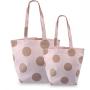 Custom Logo Printed Cotton Tote Bag Personalized Initial Canvas Beach Travel Handle Gift Shipping Bag for Women