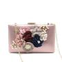 Factory Supply Flower Wedding Bride Floral Clutch Bag Evening Bags For Best Gift