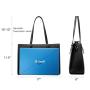 LOVEVOOK top sale fashion 2pcs Custom Laptop Bag high quality Pu Leather Computer Tote Bag Large Capacity Ladies Office Handbag