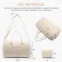 Custom logo LOVEVOOK 2022 extra large duffel bags fashion Women's Weekender Bag Canvas Overnight Carry on Luggage travel bags