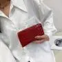 HR498 New PU Leather Wallet for Women Coin Wallet Female Retro Pattern Luxury Handbag Ladies Evening Party Handheld Card Purse
