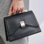 Fashion Elegant Customized Logo Ladies Hand Bags Pu Vegan Leather Metal Top Handle Lock Fully Custom Luxury Womens Handbags