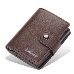 OEP003 Men Aluminum Card Case New Style Anti-magnetic Theft Card Holder RFID Blocking Pop Up Credit Card Holder For Men