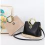 top product new fashion handbag for women rhomb metal handle ladies shoulder bag quality crocodile female handbag supplier 29 cm