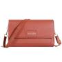 Women's Large Capacity Joker Mobile Phone Bag Single Strap Fashionable Wallet with Long Storage Capacity Mini Sling Bag