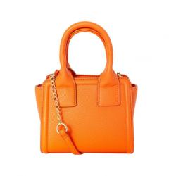 Guangzhou Factory Price Fashion Orange customized color ladies Handbag Double Handle Pu leather Mini Women handbags