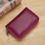OEW070 New RFID Card Holder Pop Up Minimalist Mini Wallet Men Genuine Leather Wallets Money Clip Purse For Men Leather Wallet