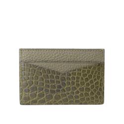 OEM ODM Latest new Modern Charming Customized Luxury Genuine Alligator Crocodile Skin Leather Business Credit Card Holder Wallet