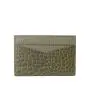 OEM ODM Latest new Modern Charming Customized Luxury Genuine Alligator Crocodile Skin Leather Business Credit Card Holder Wallet