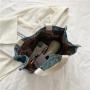 Factory Latest Literary Oil Painting Handbag Women Large Capacity Printing Canvas Tote Bag