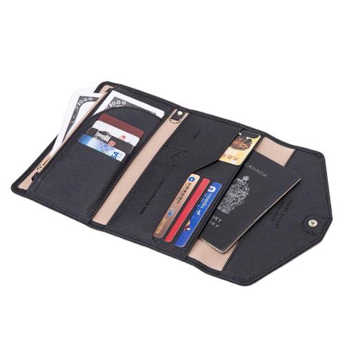 OEW169 High Quality 2023 Passport Holder Wallet Multi-Purpose Rfid Blocking Travel Passport Holder PU Leather Ticket Card