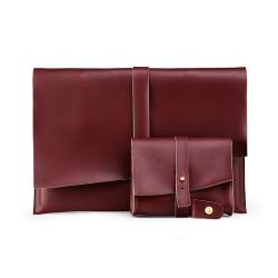 A4 document organizer Mens Clutch Portfolio Sleeve Case for MacBook Or Ipad Leather Envelope Folder Case Portfolio File Folder