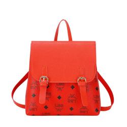 2024 Women's Fashion Small Backpack and Shoulder Bag Printed Contrast Color Bag Lady Style Wholesale
