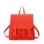 2024 Women's Fashion Small Backpack and Shoulder Bag Printed Contrast Color Bag Lady Style Wholesale