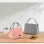 ZWY043 Large Student Food Insulation Storage Bag Waterproof Oxford Portable Lunch Box Bag Simple Outdoor Work Picnic Bento Bag