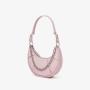2024 Small Bag For Mini Purse Tote Cross body  Women Soft Wrinkled Half Moon Cute Sling Handbag Faux Leather Shoulder bag