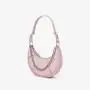2024 Small Bag For Mini Purse Tote Cross body  Women Soft Wrinkled Half Moon Cute Sling Handbag Faux Leather Shoulder bag