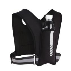 ZF235 New Outdoor Running Backpack Sports Reflective Fitted Vest Bag Neoprene Hiking Water Bottle Backpack