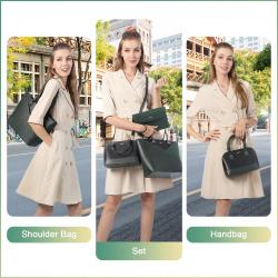 Lovevook Fashion luxury 3pcs ladies shoulder bags Waterproof PU tote bag wholesale trending women's handbags and purses