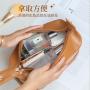 Pu Leather Women Makeup Bag Large Capacity 2022 Newest Cosmetic Bag For Ladies Girls Pure Color Korean Style Women Bags Fashion