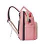 High quality diaper bags USB charging outdoor travel mummy baby diaper bags with crib